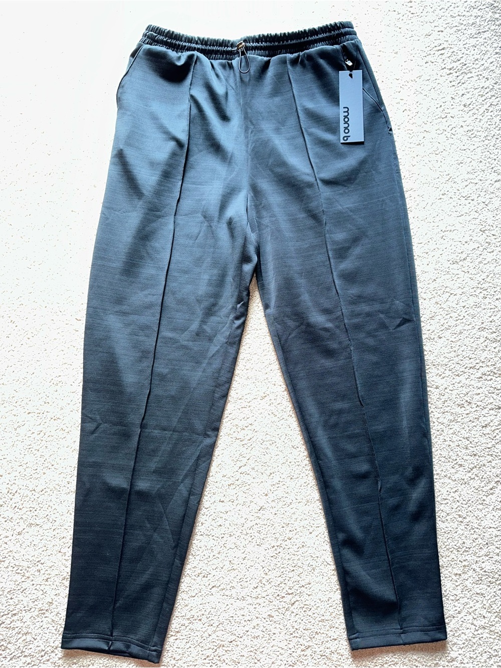 NWT Ladies MonoB Cargo Jogger Pants - Elastic Waist Tapered Jogger Pant